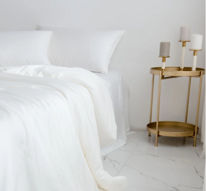 Silkesengetøj sæt - elfenben