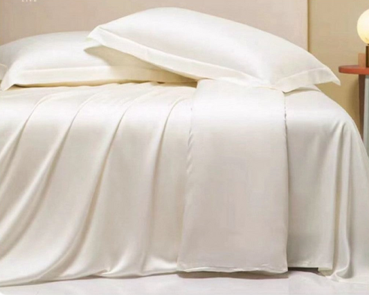 Silkesengetøj sæt - elfenben